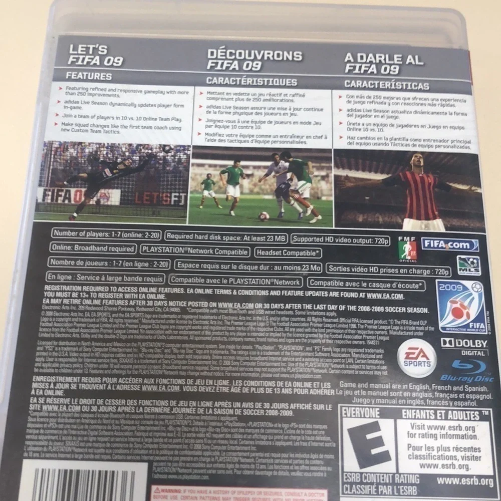 𝅺fifa Soccer 09 - Playstation 3